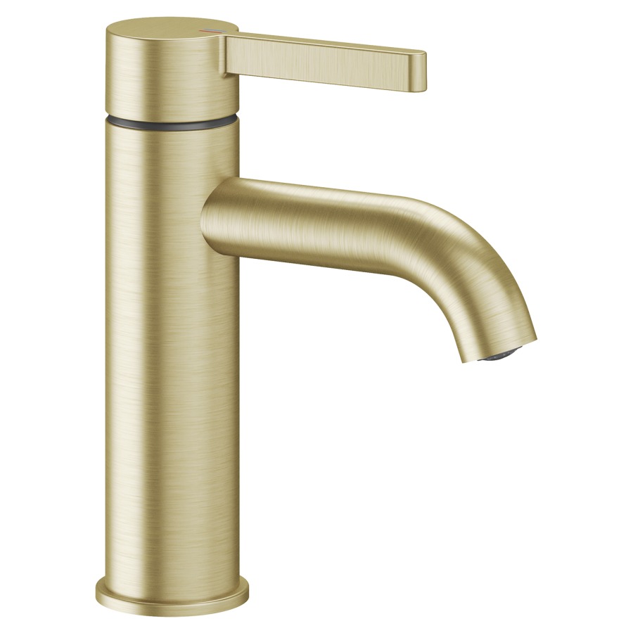Mélangeur de lavabo BEVO 
saillie 115 mm, goulot fixe
EcoProtect, avec vidage Push-Open
débit 5 (L/min)
tuyaux de raccordement flexibles 3/8"
groupe acoustique&nbsp;I, Classe d’énergie A