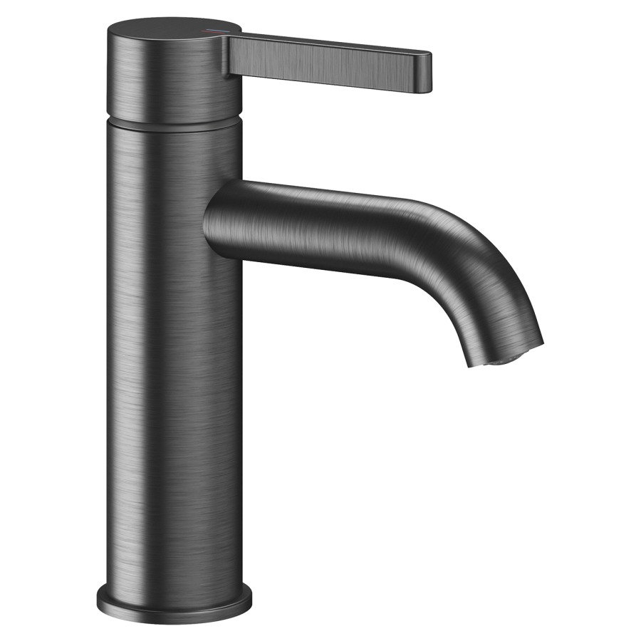 Mélangeur de lavabo BEVO 
saillie 115 mm, goulot fixe
EcoProtect, avec vidage Push-Open
débit 5 (L/min)
tuyaux de raccordement flexibles 3/8"
groupe acoustique&nbsp;I, Classe d’énergie A