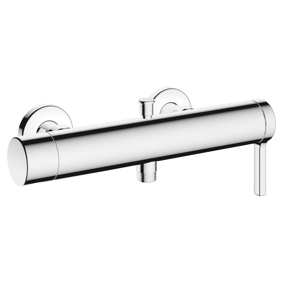 Mélangeur de bain AVA 2.0
E 153 mm, raccords d'arrêt
1/2" x 3/4", utilisation
latérale, goulot tournant 60°