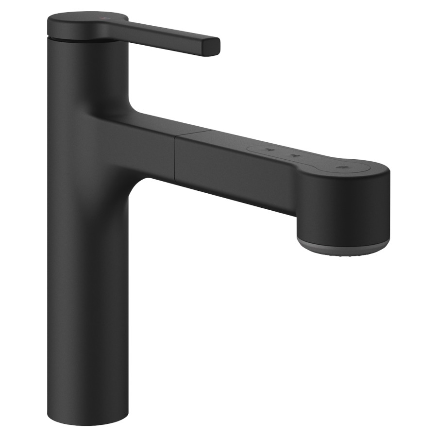 Spültischmischer AVA 2.0
A 220 mm Schwenkauslauf
Auszugbrause umstellbar
flexible Anschlussschläuche
3/8"