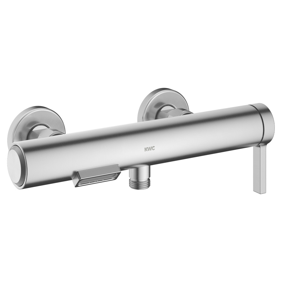 Mélangeur de bain AVA E
E 153 mm, raccords d'arrêt
1/2" x 3/4", utilisation
latérale