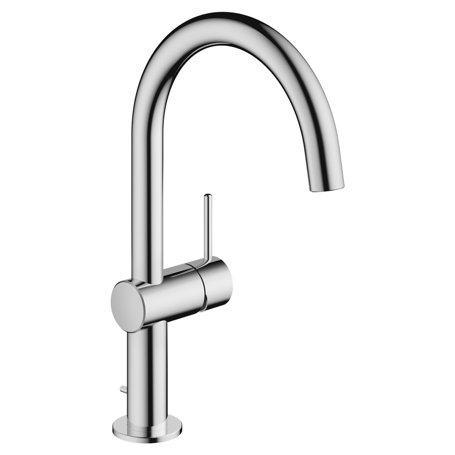 Mélangeur de lavabo ONO E
S 160 mm, goulot orientable
120°, vidage excentrique
tuyaux de raccordement
flexibles 3/8"