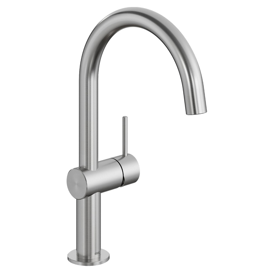 Mélangeur de lavabo ONO E
S 160 mm, goulot orientable
120°, sans vidage, tuyaux de
raccordement flexibles 3/8"