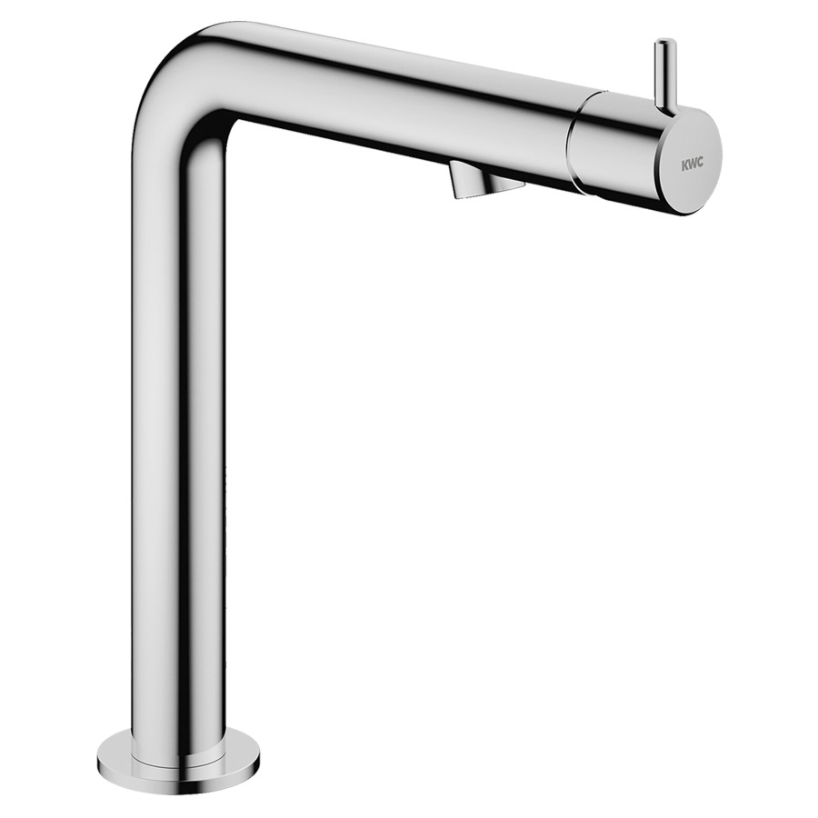 Mélangeur de lavabo ONO E
S 125 mm, goulot orientable
fixe, extensible jusqu'à 120°
sans vidage, tuyaux de
raccordement flexibles 3/8"