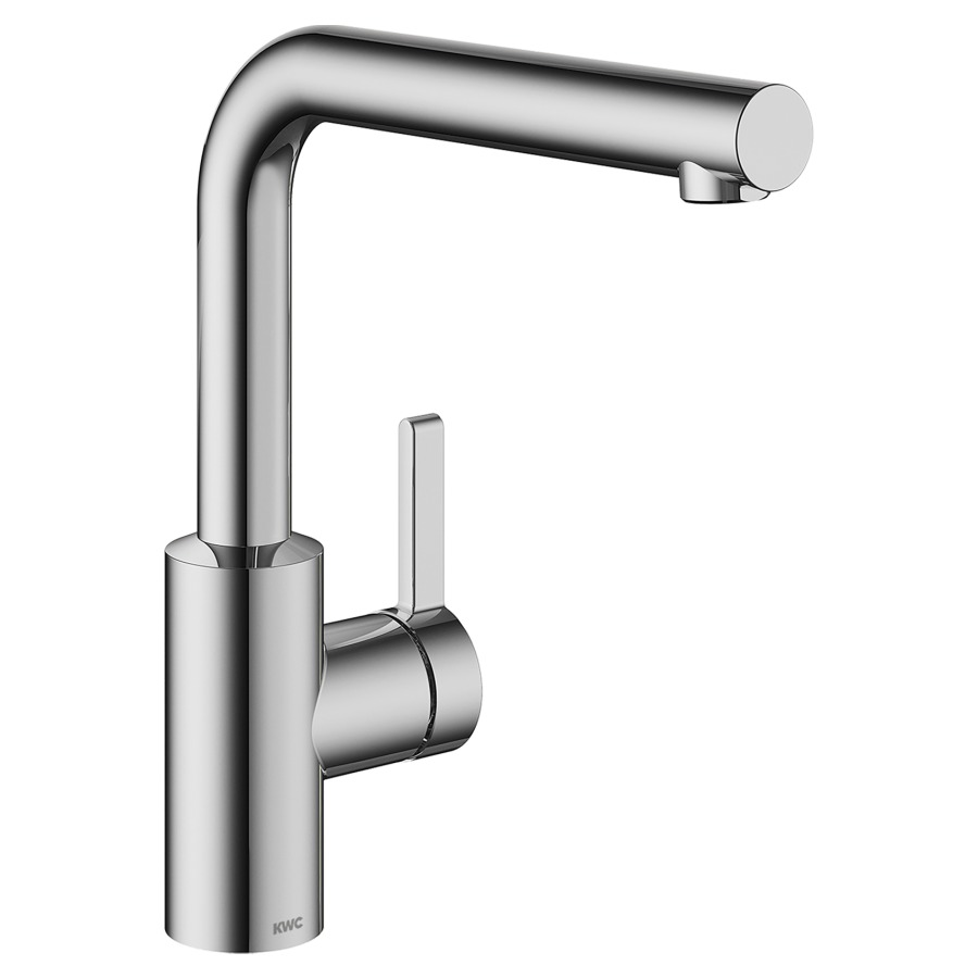 Mélangeur d'évier FIT
S 205 mm, goulot orientable
150°, commande latérale
tuyaux de raccordement
flexibles 3/8"