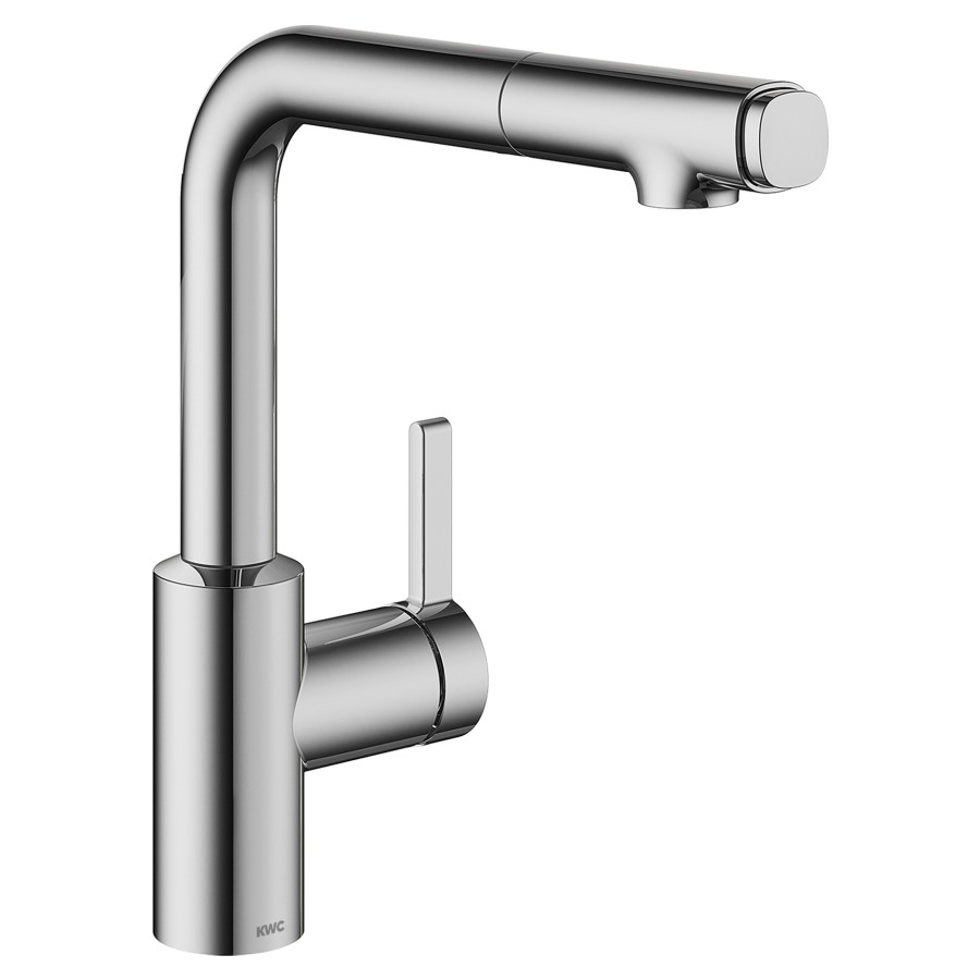 Mélangeur d'évier FIT
S 205 mm, douche extensible
commande latérale
tuyaux de raccordement
flexibles 3/8"