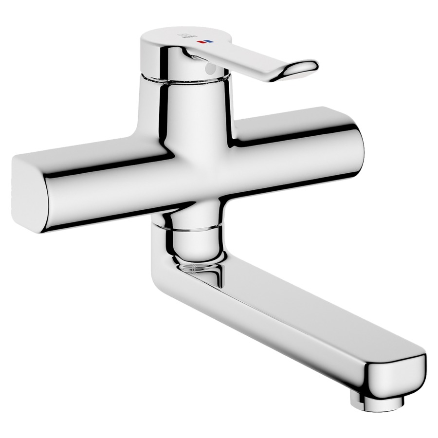 Wandmischer VITA 2.0
AD 153 mm, Ausladung 240 mm
EfficientControl, Schwenkauslauf 90°
ohne Verschraubungen