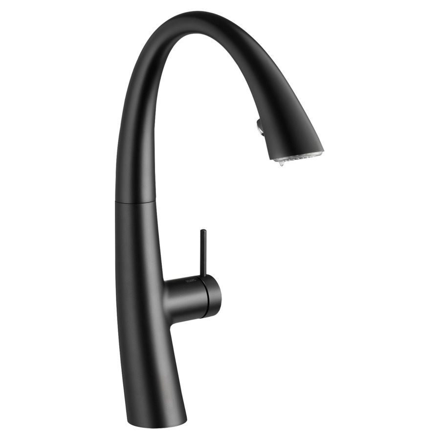 Mélangeur évier ZOE LUMINAQUA
LED S 215 mm goulot orientable
unité d'eau et de lumière
extensible 50 cm, commande
latérale à droite, touche
pour lumière, transformateur
100-240/6,75 V, débit 8 l/min
tuyaux de raccordement
flexibles 3/8", groupe
acoustique II