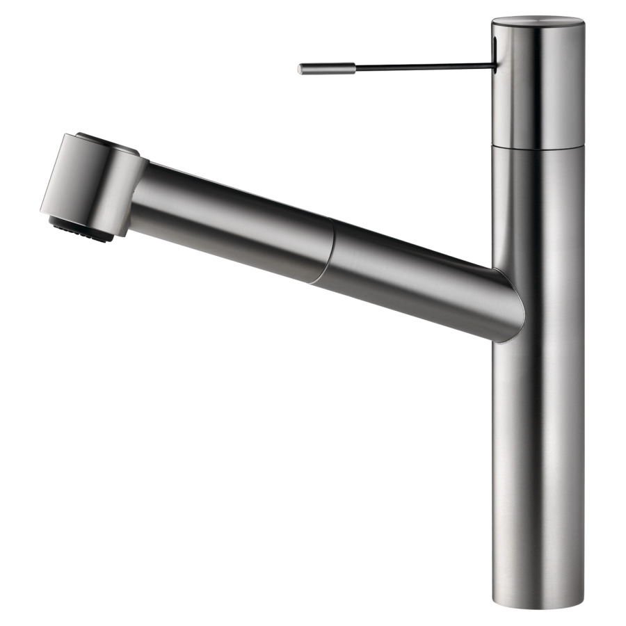 Mélangeur d'évier ONO
S 220 mm goulot orientable
douche extensible réglable
tuyaux de raccordement
flexibles 3/8"
groupe acoustique II
