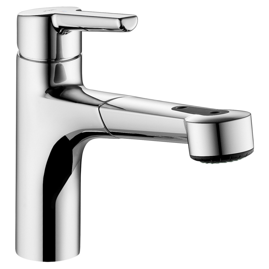 Mélangeur d'évier SUNO
S 225 mm goulot orientable
douche extensible réglable
tuyaux de raccordement
flexibles 3/8"