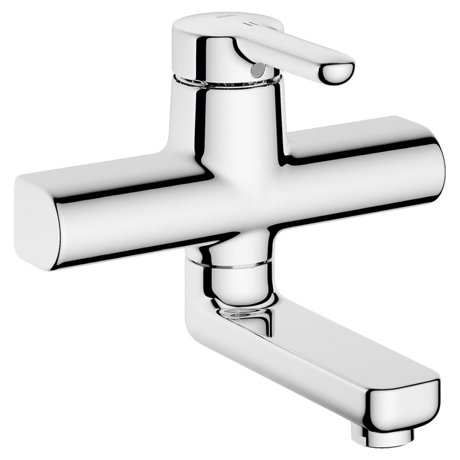 Mélangeur mural WAMAS 2.0
E 153 mm, S 190 mm goulot
orientable, sans raccords