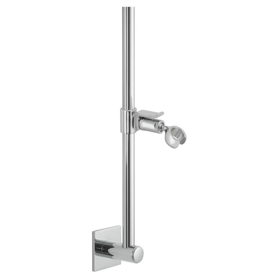 Duschengleitstange KWC
61,2 cm, Gelenkhalter
Arretierungshebel
mit viereckigen Rosetten