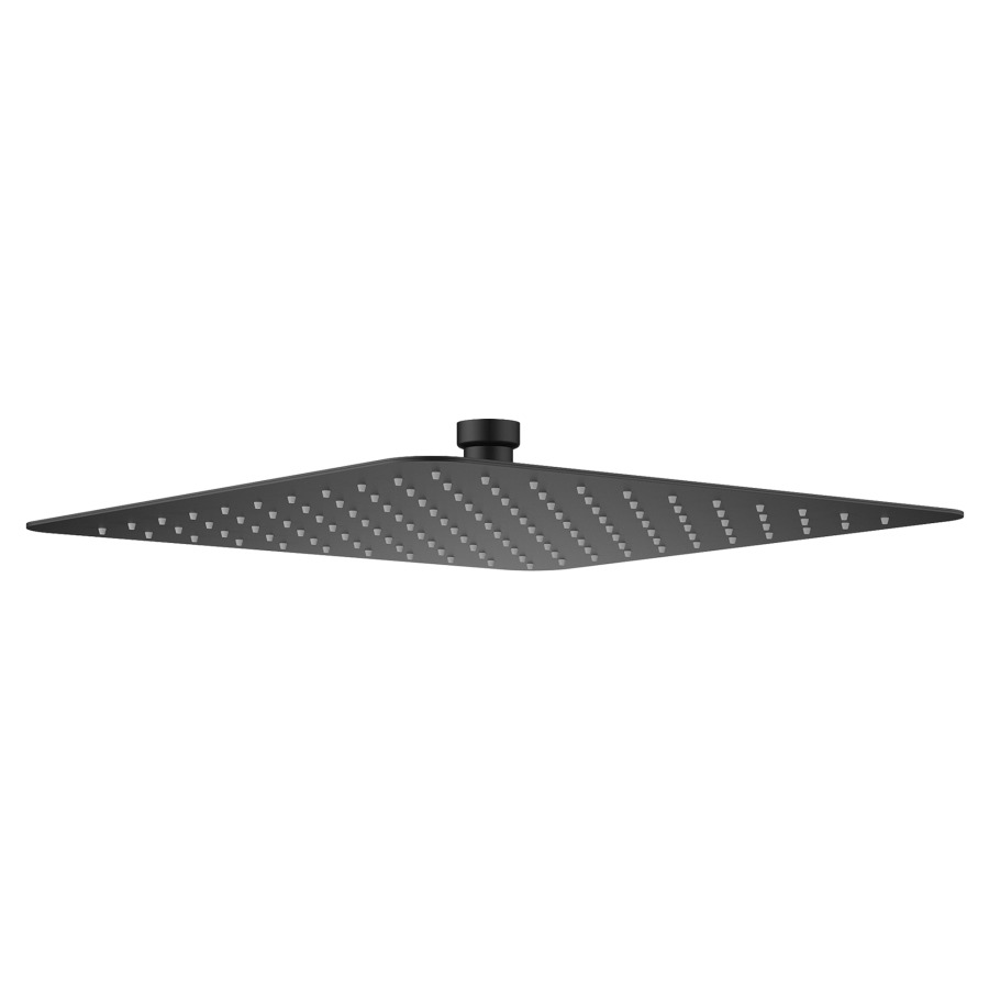 Pomme de douche KWC PIATTO Q
30 x 30 cm, 1/2"
Acier inoxydable, carrée
débit 18 (L/min)
avec rotule, sans bras
de douche murale/plafond
groupe acoustique&nbsp;II, Classe d’énergie D