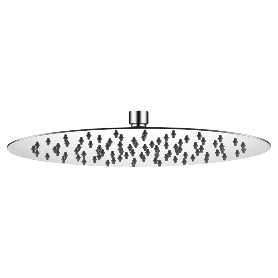 Pomme de douche KWC Piatto-X R
D 30 cm, 1/2"
Acier inoxydable, ronde
débit 18 (L/min)
avec rotule, sans bras
de douche murale/plafond
groupe acoustique&nbsp;II, Classe d’énergie D
