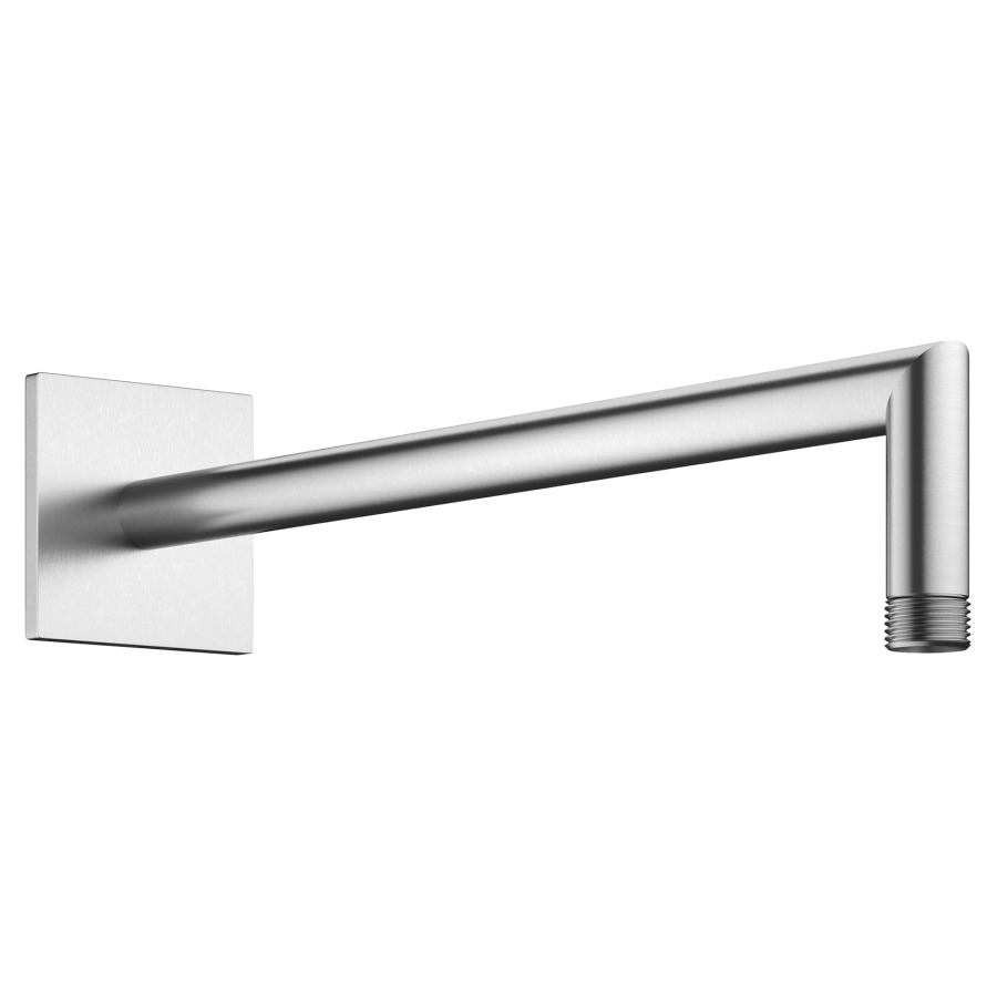 Bras murale de douche KWC
1/2", L 35,2 cm
modèle coude anguleux
avec rosace carrée, adapté
pour tous les pomme de douches