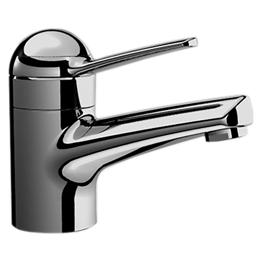 Mélangeur de lavabo MILOR
Ecototal+, eau froide par
position du levier au milieu
S 150 mm goulot fixe
sans vidage
groupe acoustique I