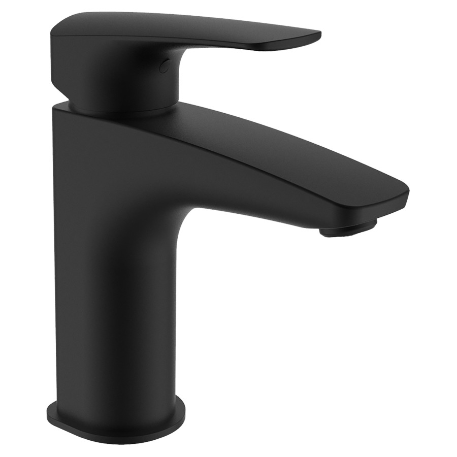 Mélangeur de lavabo LAURIN
ECO+, S 106 mm, goulot fixe
sans vidage