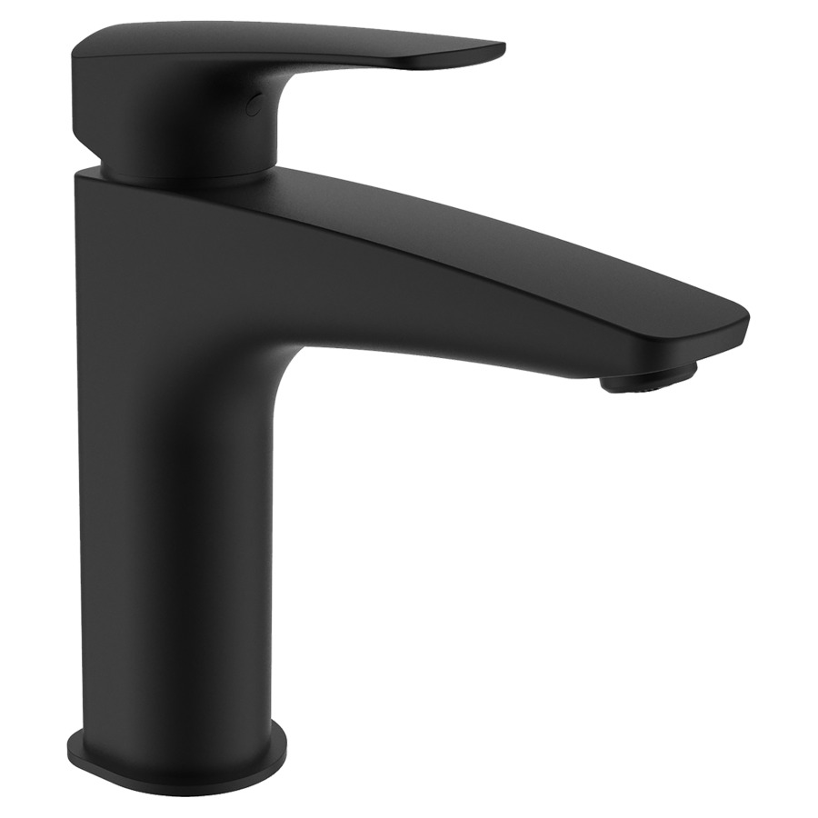 Mélangeur de lavabo LAURIN
ECO+, S 130 mm, goulot fixe
sans vidage