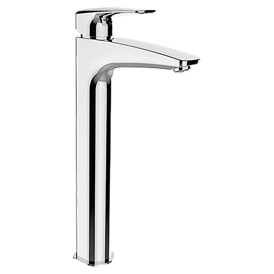 Mélangeur de lavabo LAURIN
ECO+, S 130 mm, goulot fixe
sans vidage