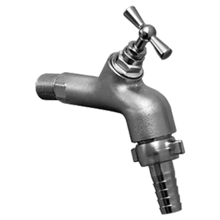 Robinet de jardin SIGA
1/2", poignée à potence
dispositif d'antisiphonnage
raccord porte-caoutchouc
groupe acoustique I