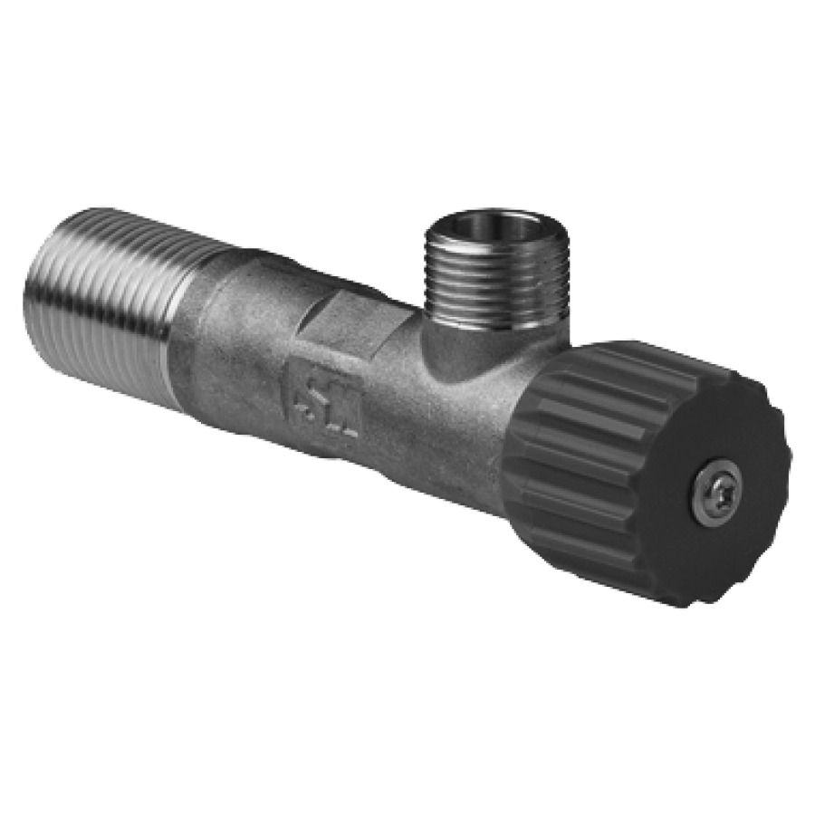 Robinet d'arrêt LAUFEN
équerre, 1/2", S 70 mm
1 sortie, sans raccord de
serrage, groupe acoustique II