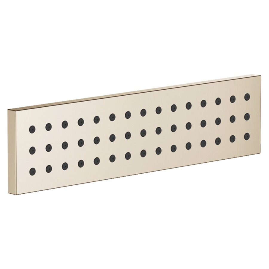 Douche latérale WATERBAR UP
set de montage final
plaque de recouvrement
240 x 60 mm, système
anticalcaire, débit 6,5 l/min
sans caisse à encastrer
751 065