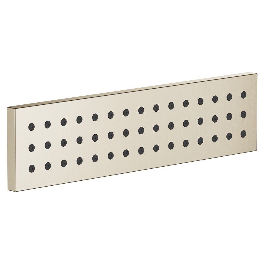 Douche latérale WATERBAR UP
set de montage final
plaque de recouvrement
240 x 60 mm, système
anticalcaire, débit 6,5 l/min
sans caisse à encastrer
751 065