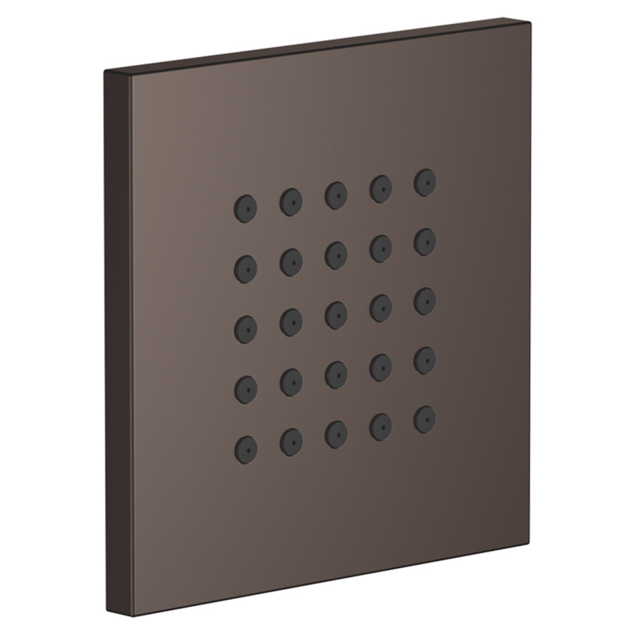 Douche latérale SYMETRICS/
DEQUE/MEM/SUPERNOVA
set de montage final
plaque de recouvrement
120 x 120 mm, système
anticalcaire, débit 6 l/min
sans corps à encastrer 751 044