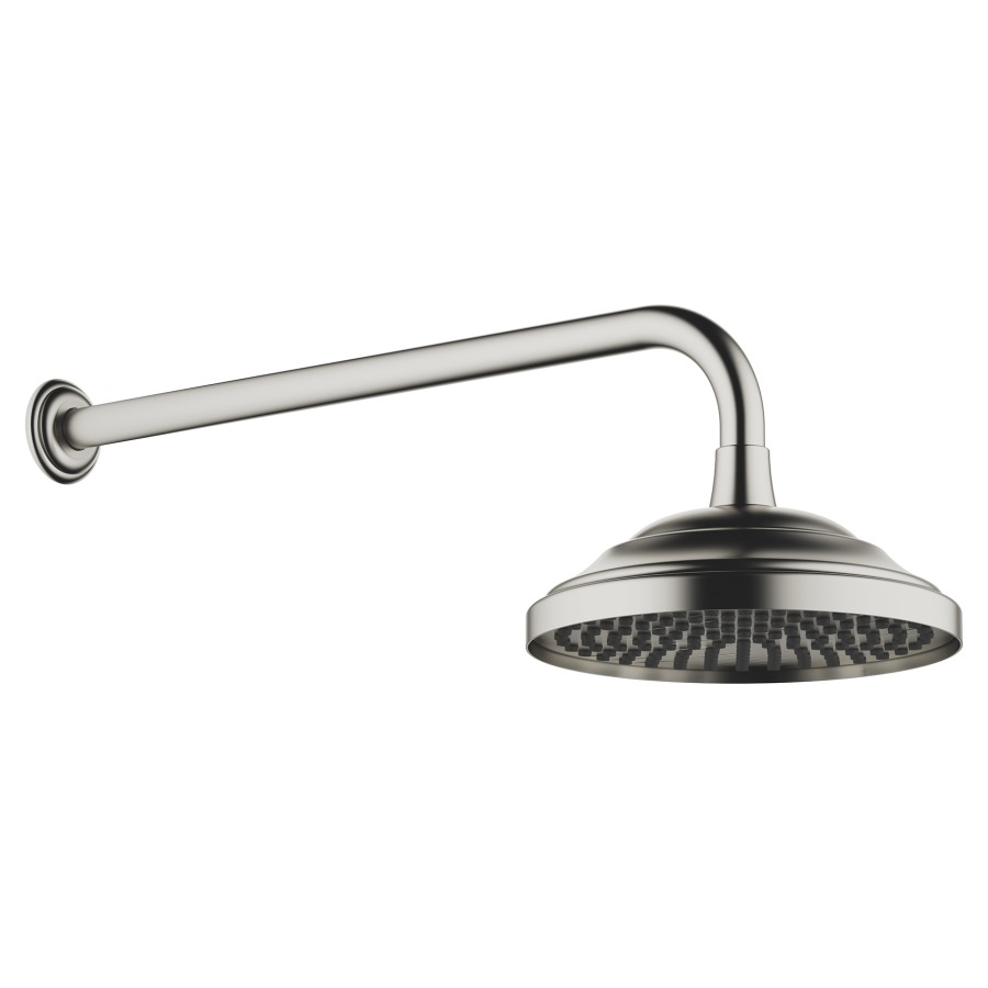 Wandbrause MADISON
A 450 mm, D 200 mm, 1/2"
Antikalk-System
Durchflussmenge 12 l/min
Geräuschgruppe NT