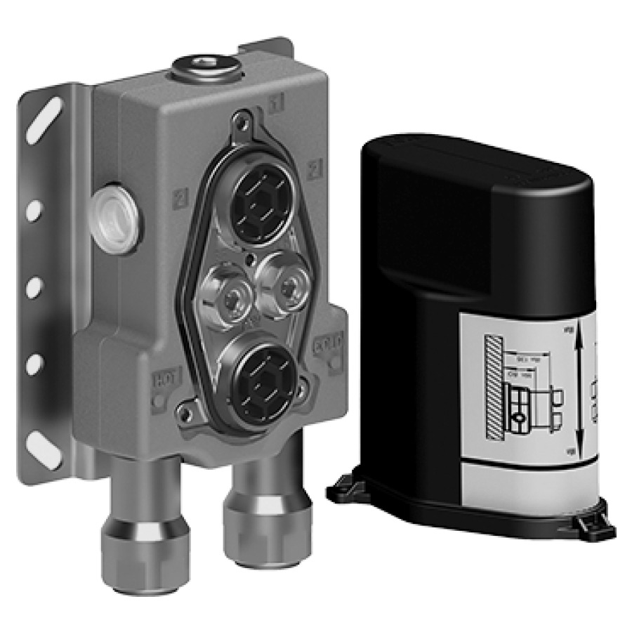 Corps à encastrer DORNBRACHT
1/2", thermostat UP douche
avec raccord d'arrêt