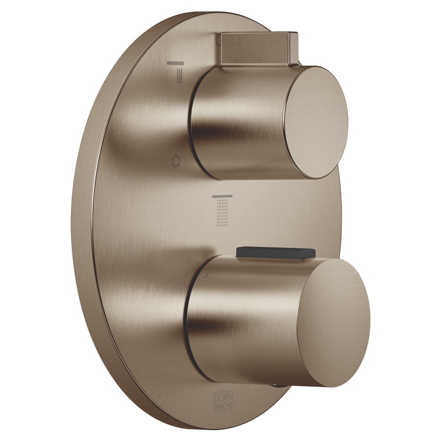 Thermostat-UP DORNBRACHT
set de montage final, avec
réglage de quantité a 3 voie
plaque de recouvrement
D 150 mm, sans corps à
encastrer 751 104/105