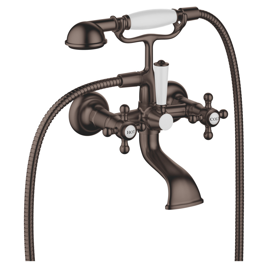 Batterie de bain MADISON
E 138-168 mm, S 160 mm
raccords S 1/2", douche et
support