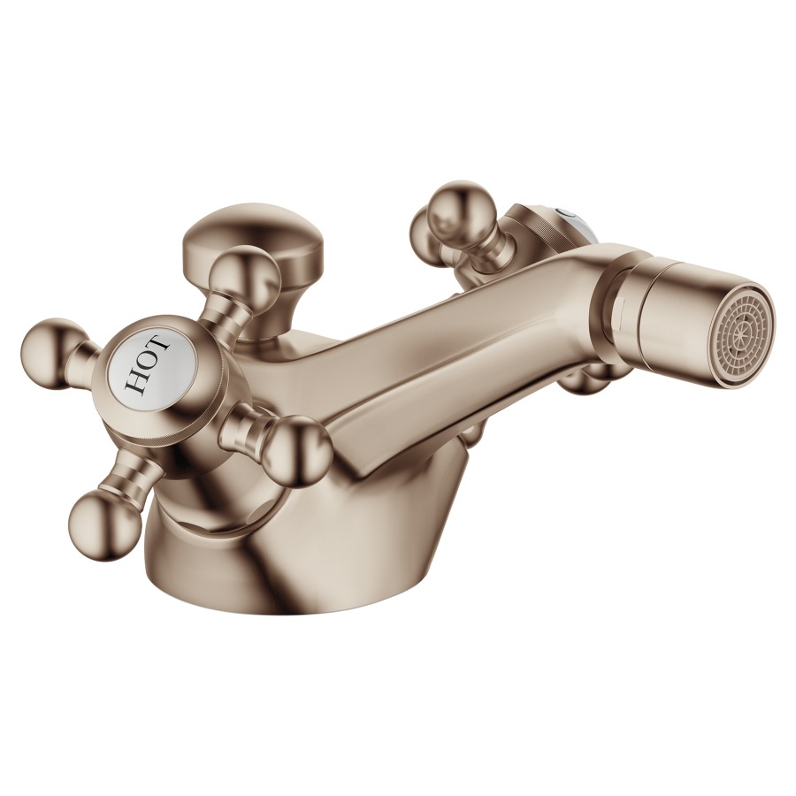 Batterie de bidet MADISON
S 125 mm, buse orientable
vidage excentrique
groupe acoustique I