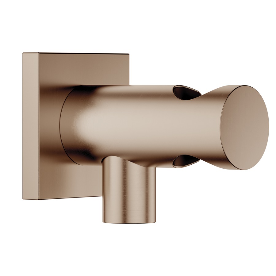 Coude de raccordement mural
DORNBRACHT
rosace 60 x 60 mm
raccordement 1/2", sortie
douche 3/8", sans corps à
encastrer goulots 751 021