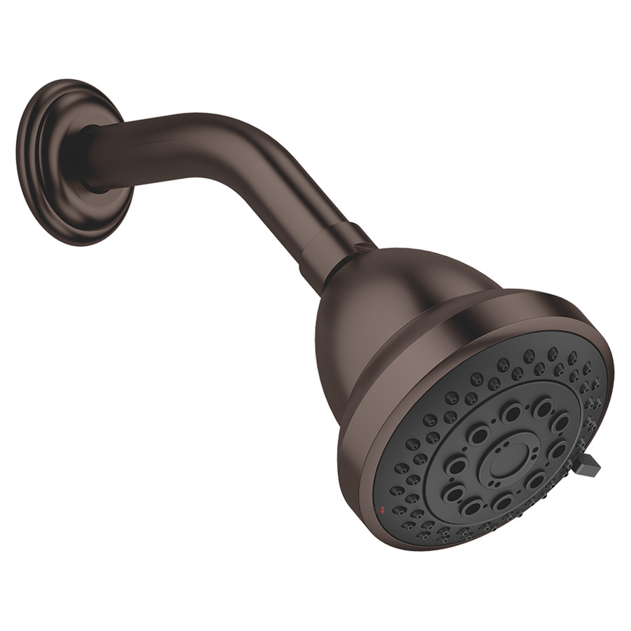 Douche mural MADISON
S 200 mm, 1/2" système
anticalcaire, réglable
normale/soft/massage
rosace D 55 mm, débit
9 l/min., sans corps à
encastrer goulots 751 021