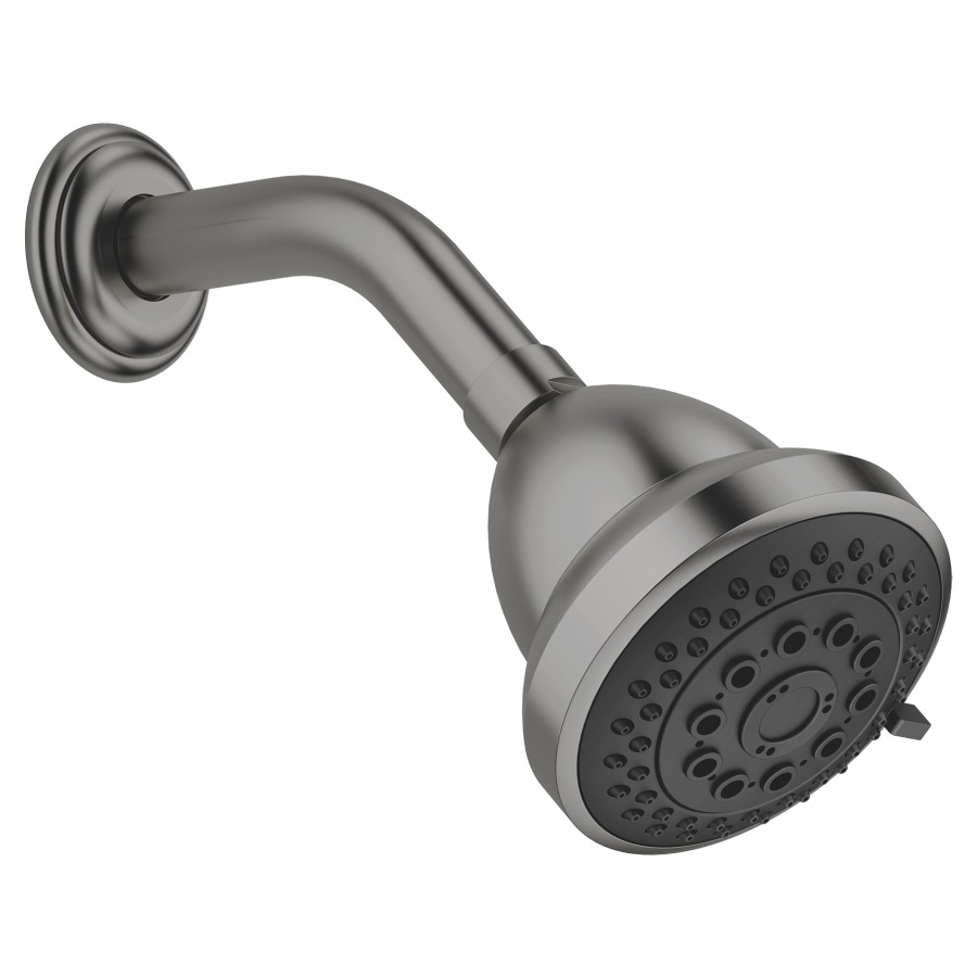 Douche mural MADISON
S 200 mm, 1/2" système
anticalcaire, réglable
normale/soft/massage
rosace D 55 mm, débit
9 l/min., sans corps à
encastrer goulots 751 021