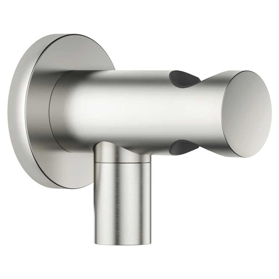 Wandanschlussbogen DORNBRACHT
mit Brausehalter, Rosette
D 60 mm, Anschluss 1/2"
Abgang 3/8", ohne Einbaukörper
Wandwinkel 751 021