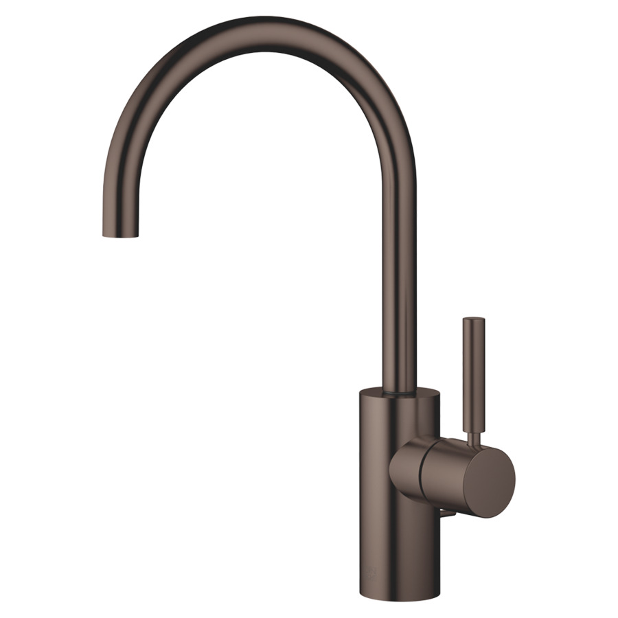 Mélang. de lavabo META
S 165 mm, goulot orientable
bec verseur coudé à 180°
vidage excentrique