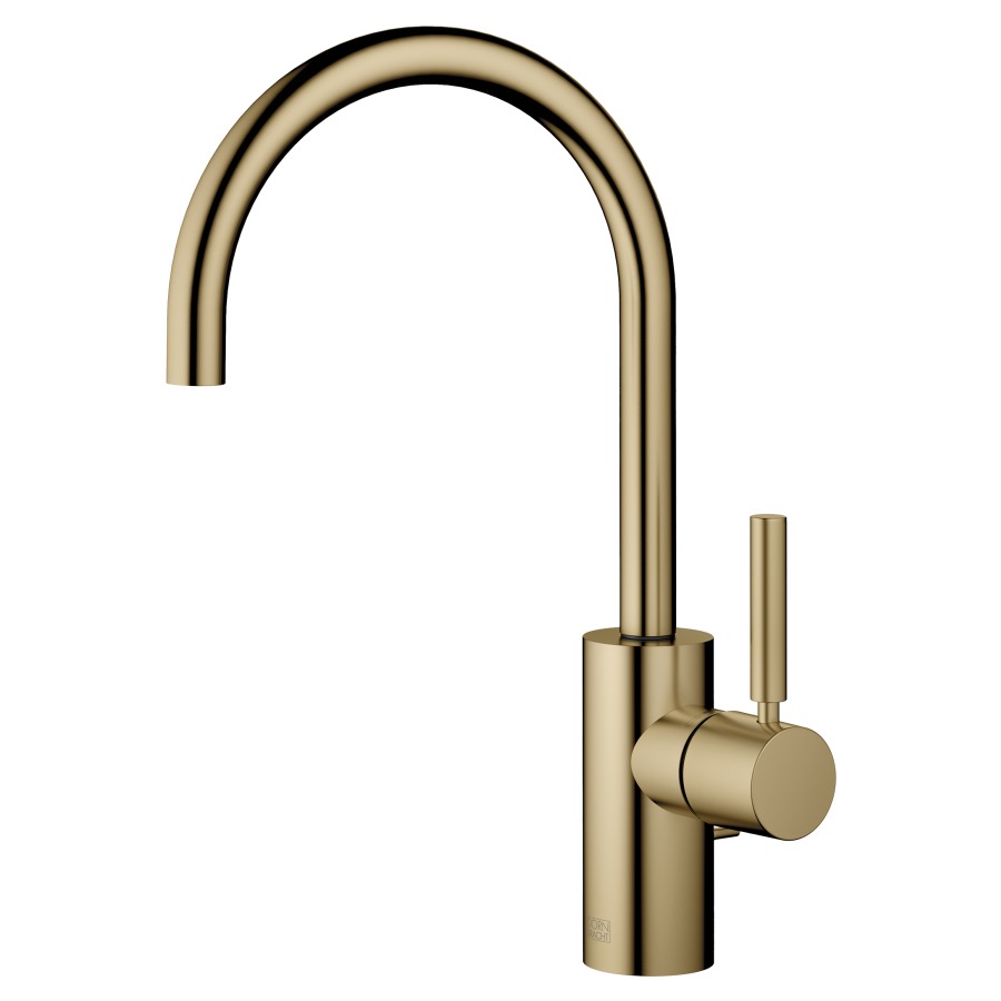 Mélang. de lavabo META
S 165 mm, goulot orientable
bec verseur coudé à 180°
vidage excentrique