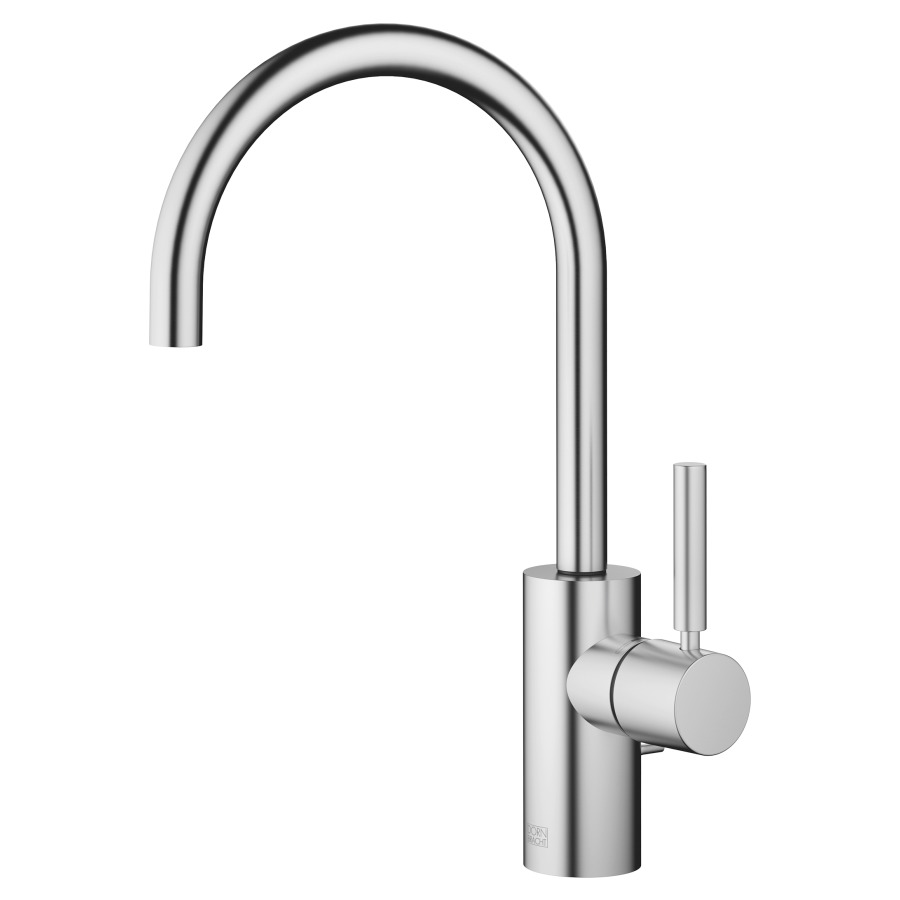 Mélang. de lavabo META
S 165 mm, goulot orientable
bec verseur coudé à 180°
vidage excentrique