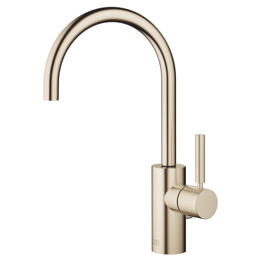 Mélang. de lavabo META
S 165 mm, goulot orientable
bec verseur coudé à 180°
vidage excentrique