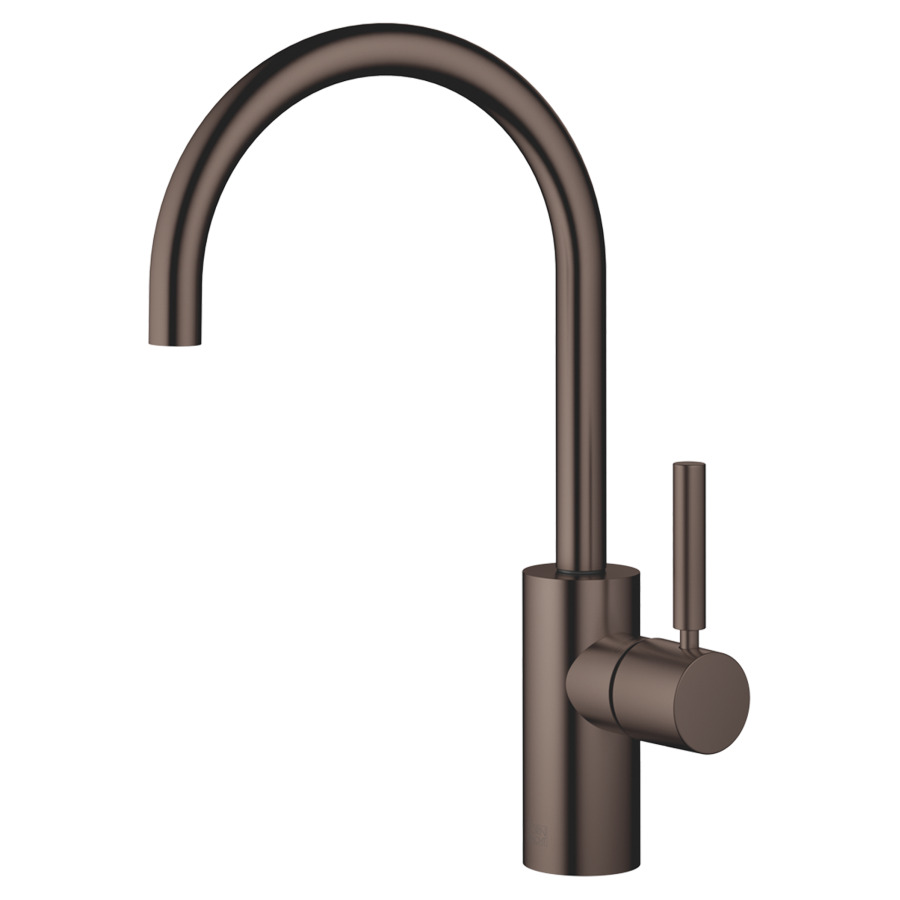 Mélang. de lavabo META
S 167 mm, goulot orientable
bec verseur coudé à 180°
sans vidage