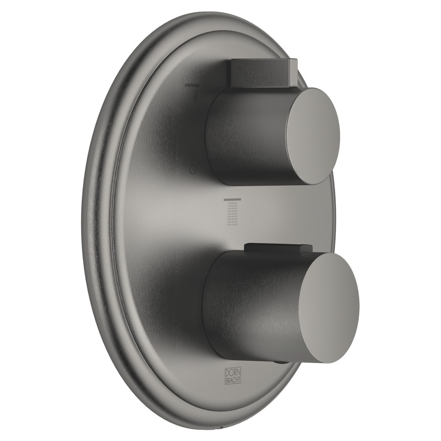Thermostat-UP MADISON
set de montage finale, avec
réglage de quantité à 3 voies
plaque de recouvrement
D 175 mm, inverseur rotatif
avec régulation du débit et
fonction d'arrêt, sans corps à
encastrer 751 104/105