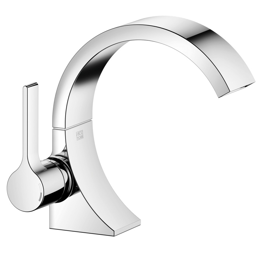 Mélangeur de lavabo CYO
S 143 mm, goulot fixe
H jusqu'à aérateur 128 mm
avec garniture d'écoulement