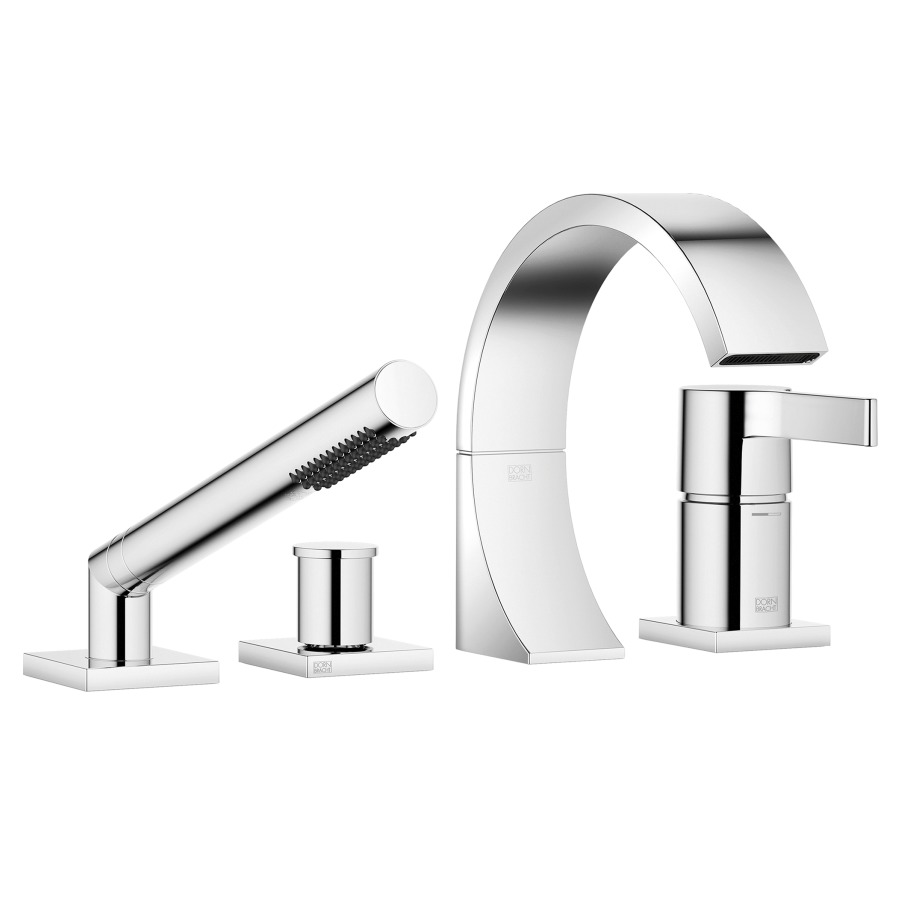 Garniture de remplissage CYO
4 trous, goulot de baignoire
S 167 mm, garniture de douche
tuyau de douche 175 cm, pour
montage sur gorge ou hors
baignoire