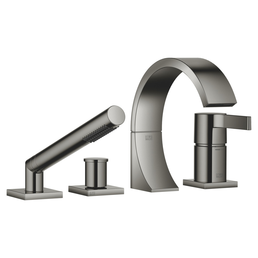 Garniture de remplissage CYO
4 trous, goulot de baignoire
S 167 mm, garniture de douche
tuyau de douche 175 cm, pour
montage sur gorge ou hors
baignoire