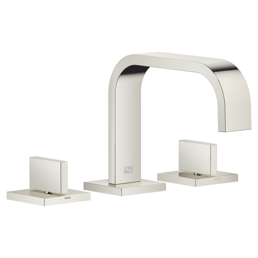 Batterie lavabo à 3 trous MEM
S 165 mm, goulot fixe
avec vidage
