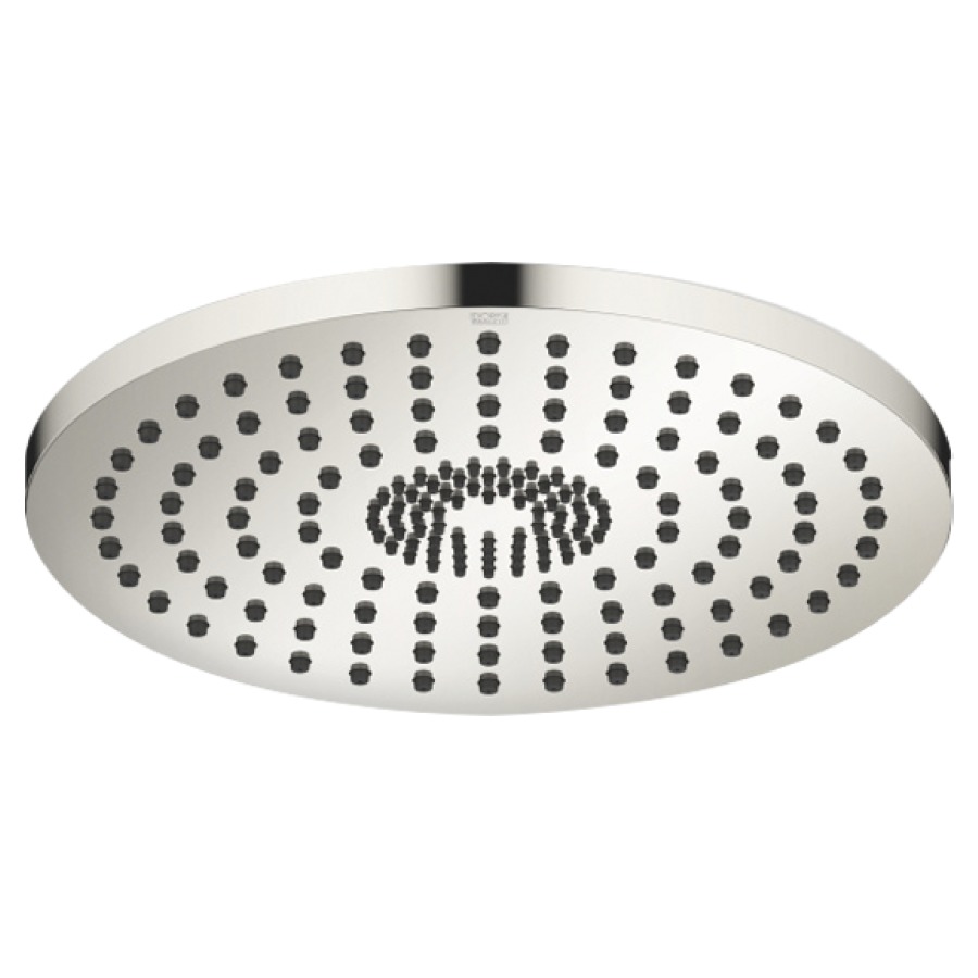 Douche de pluie DORNBRACHT
D 30 cm, système anticalcaire
raccordement au plafond 1/2"
débit 12 l/min
sans corps à encastrer 751 440