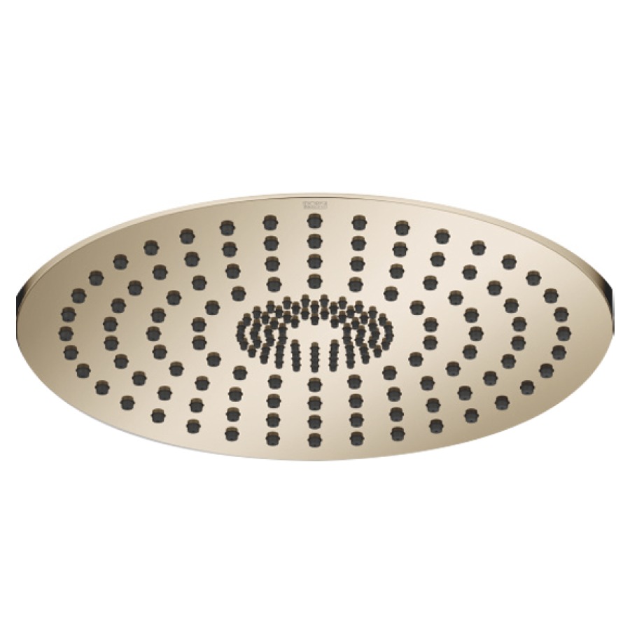 Regenbrause DORNBRACHT
D 30 cm, Antikalk-System
für Deckeneinbau 1/2"
Durchflussmenge 12 l/min
ohne Einbaukörper 751 438