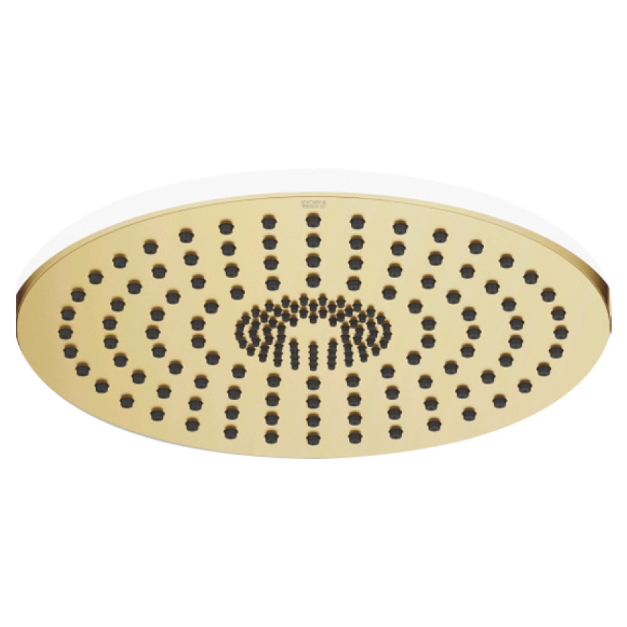 Regenbrause DORNBRACHT
D 30 cm, Antikalk-System
für Deckeneinbau 1/2"
Durchflussmenge 12 l/min
ohne Einbaukörper 751 438